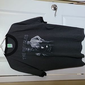 VTG The Beatles 2005 Men’s T Shirt Size XL Dark Gray John Paul George Ringo